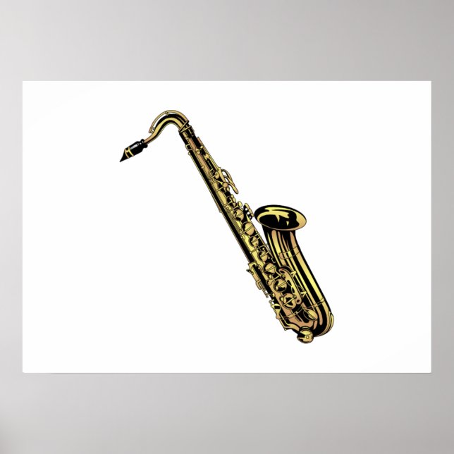 Saxophone Poster (Front)