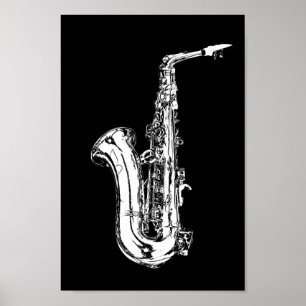 Saxophone Poster
