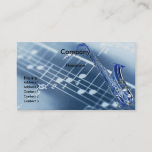Saxophone Profile Card