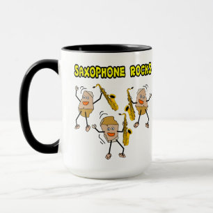 Saxophone Rocks Mug