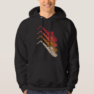 Saxophone Saxaphone Player Music Jazz Tenor 1 Hoodie