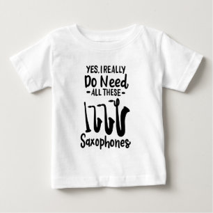 Saxophone - Saxophone Types Baby T-Shirt