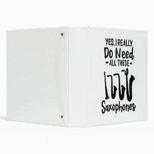 Saxophone - Saxophone Types Binder