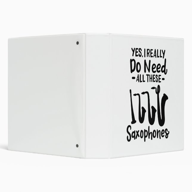 Saxophone - Saxophone Types Binder (Background)