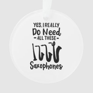 Saxophone - Saxophone Types Ornament