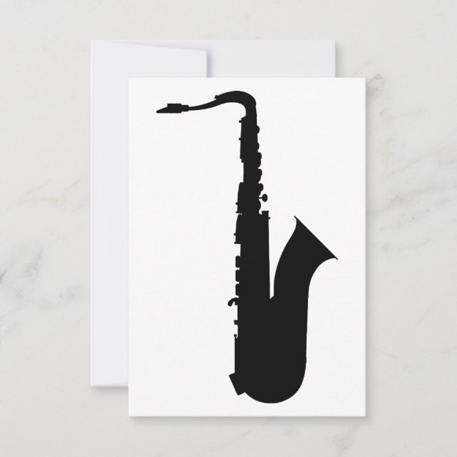 saxophone silhouette (Front)