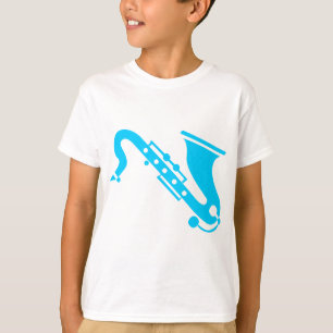 Saxophone - Sky Blue T-Shirt