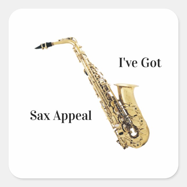 Saxophone Sticker (Front)