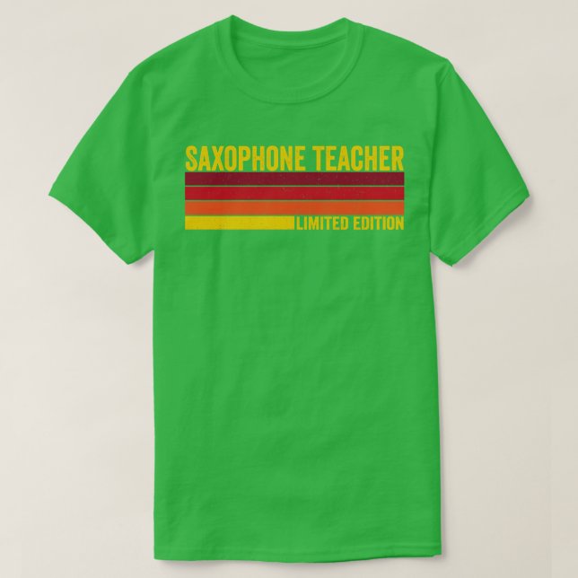Saxophone Teacher T-Shirt (Design Front)