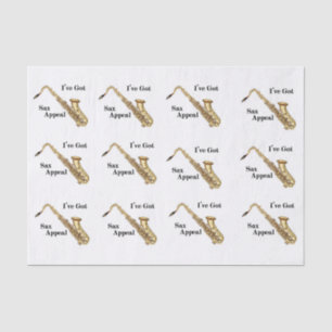 Saxophone Tissue Paper