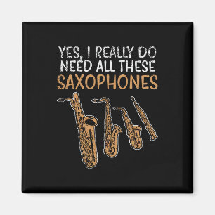 Saxophone Types Magnet