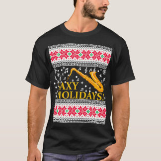 Saxophone Vilain Sweat de Noël Marching Band Sax