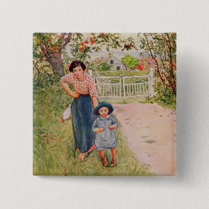 Say a Nice How Do You Do to Your Uncle, 1917, from 2 Inch Square Button