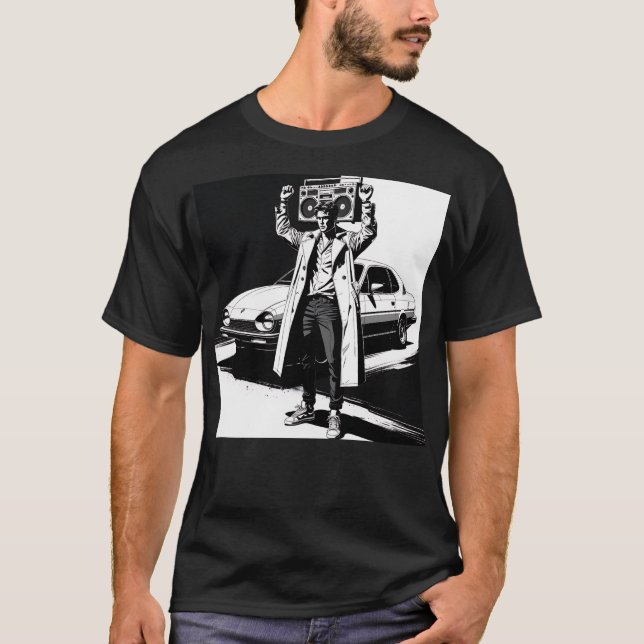 Say Anything - The White Stencil T-Shirt (Front)