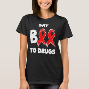 Say BOO To Drugs Halloween October Red Ribbon Week T-Shirt