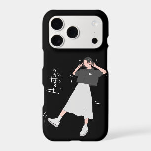 "Say Cheese" Aesthetic Girl Customizable