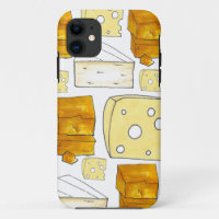 Say Cheese Brie Cheddar Swiss Print Foodie Food