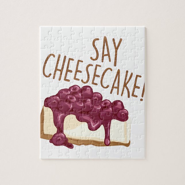 Say Cheesecake Jigsaw Puzzle (Vertical)