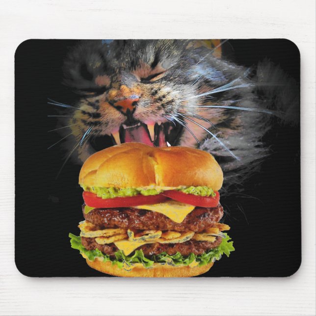 Say Goodbye, Mr. Hamburger Mouse Pad (Front)