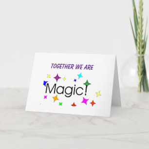 SAY HAPPY ANNIVERSARY WITH THE MAGIC OF LOVE CARD