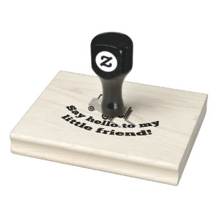 Say Hello to my Forklift Rubber Stamp