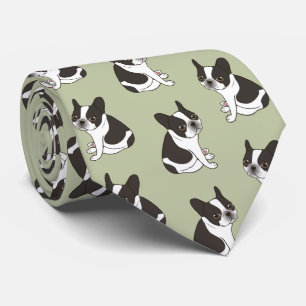 Say hello to the cute double hooded pied Frenchie Tie