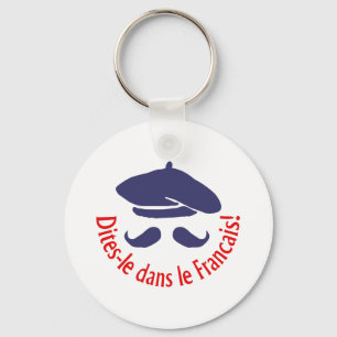 SAY IT IN FRENCH KEYCHAIN