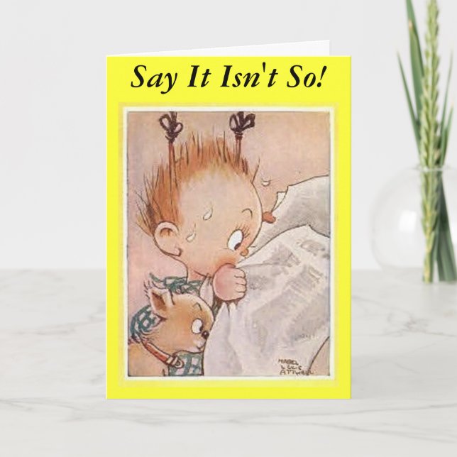 Say It Isn't So Card (Front)