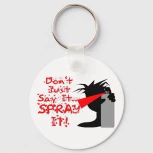 Say It Spray It Keychain