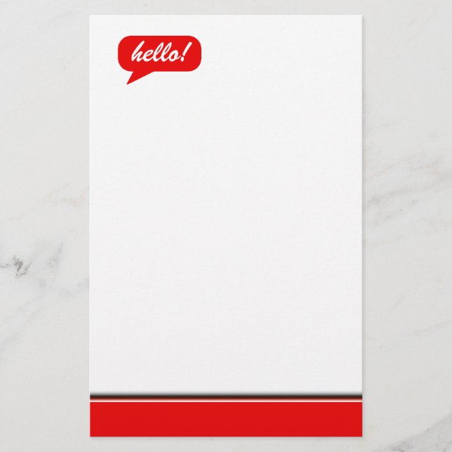 Say It Stationery (Front)