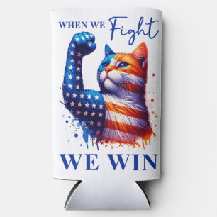 Say it to my Face Cat Lady Kamala  USA  Seltzer Can Cooler