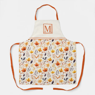 Say it with fall leaves 2 - Customized Apron