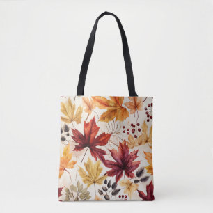Say it with fall leaves 3 - tote bag