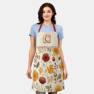 Say it with fall leaves - Customized Apron