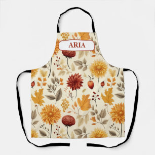 Say it with fall leaves - Customized Apron
