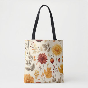 Say it with fall leaves - tote bag