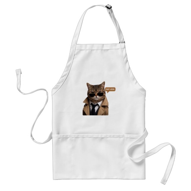 Say less  standard apron (Front)