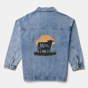 Say Moo — Cute Cow Silhouette