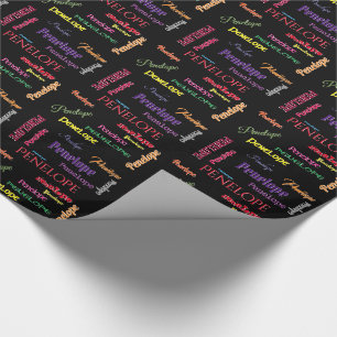 Say My Name Your Name Here Wrapping Paper