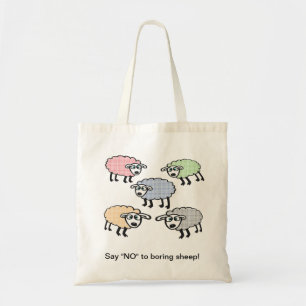 Say "NO" to boring sheep bag. Tote Bag