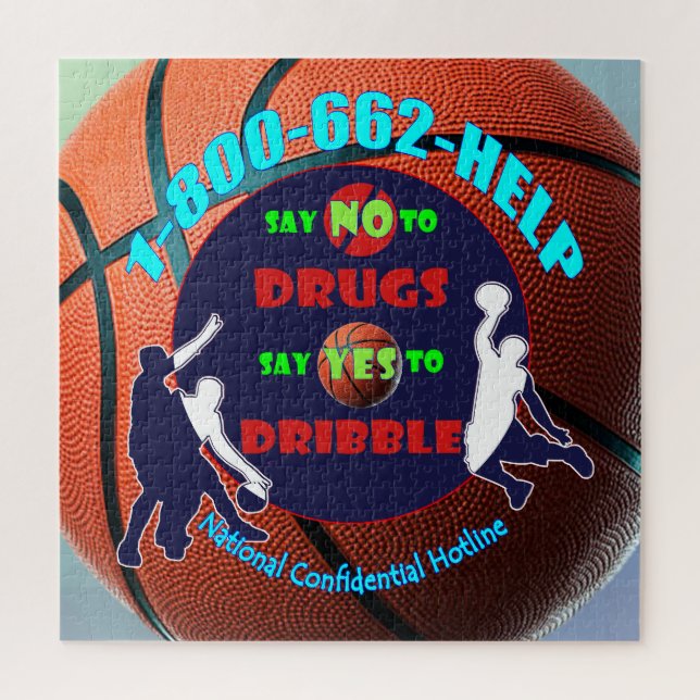 Say NO to Drugs - Say YES to Dribble Jigsaw Puzzle (Vertical)