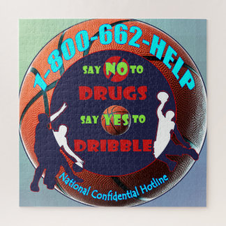 Say NO to Drugs - Say YES to Dribble  Jigsaw Puzzle