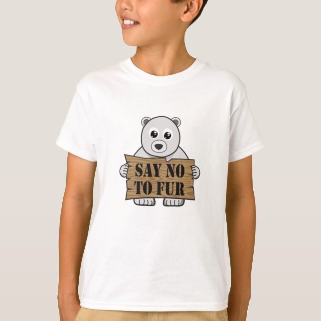 Say no to Fur T-Shirt (Front)