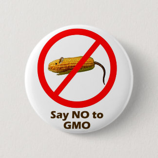 Say NO to GMO 2 Inch Round Button
