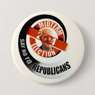Say no to John Cornyn in 2014 3 Inch Round Button