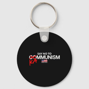 Say No To Kammunism 2024 Elections Trump President Keychain