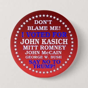 Say No to Trump! 3 Inch Round Button