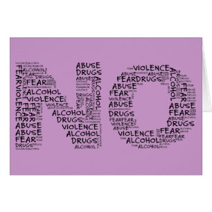 Say No to Violence, Abuse, Drugs, Alcohol, & Fear