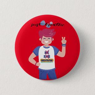 Say Their Name men's graphic Design 2 Inch Round Button