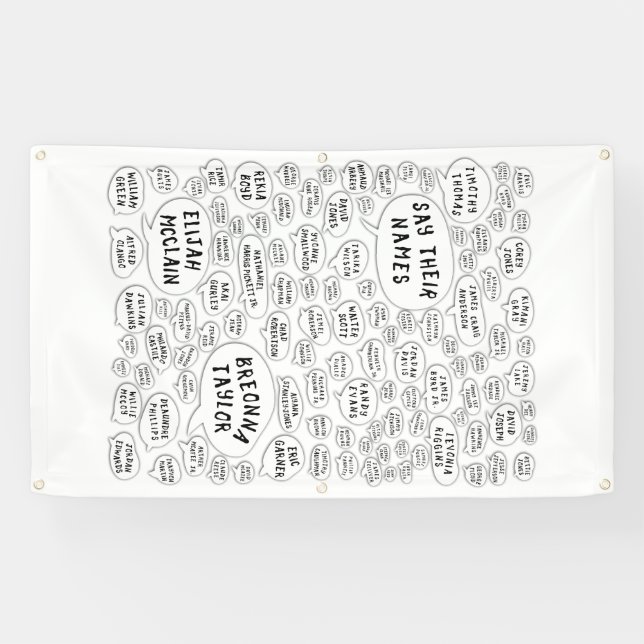 say their names banner (Horizontal)